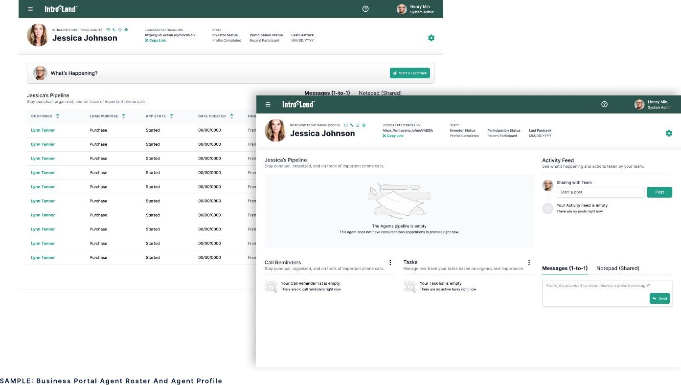 IntroLend website homepage